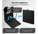 STEELSØN Klapptisch Zennar Schwarz Rattanoptik Bild 5