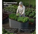STEELSØN Hochbeet Hydra Anthrazit Verzinktes Stahl-Wellblech Bild 3