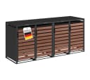 STEELSØN Mülltonnenbox Kestra 240L Stahl Holzoptik Bild 2