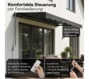 STEELSØN Gelenkarmmarkise Kestria Anthrazit mit LED-Beleuchtung Bild 1