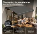 STEELSØN Gelenkarmmarkise Kestria Anthrazit mit LED-Beleuchtung Bild 4