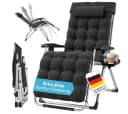 STEELSØN Lysira Zero-Gravity-Stuhl Schwarz/Silber Bild 2