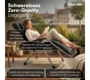 STEELSØN Lysira Zero-Gravity-Stuhl Schwarz/Silber Bild 3