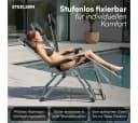 STEELSØN Lysira Zero-Gravity-Stuhl Schwarz/Silber Bild 5