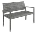 STEELSØN Gartenbank Mirador Polyrattan 2-Sitzer grau Bild 2