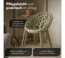STEELSØN Gartenstuhl Quanta stapelbar wetterfest UV-beständig 2er Set Olivgrün Bild 4