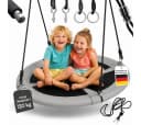Bellabino Nestschaukel Konda Indoor/Outdoor Hängeschaukel Ø 120 cm Schwarz Bild 2