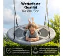 Bellabino Nestschaukel Konda Indoor/Outdoor Hängeschaukel Ø 120 cm Schwarz Bild 5