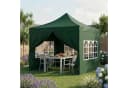 STEELSØN Pavillon Rynara 2x2m Grün mit Seitenwänden Bild 1