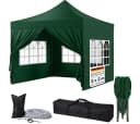 STEELSØN Pavillon Rynara 2x2m Grün mit Seitenwänden Bild 2