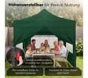 STEELSØN Pavillon Rynara 2x2m Grün mit Seitenwänden Bild 3