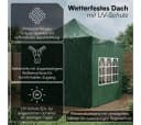 STEELSØN Pavillon Rynara 2x2m Grün mit Seitenwänden Bild 4