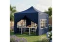 STEELSØN Pavillon Rynara Faltpavillon blau mit 4 Seitenteilen Bild 1