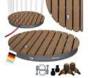STEELSØN Gartendusche Samaya Bodendusche rund Braun/Grau Bild 2