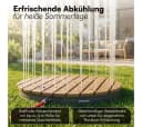 STEELSØN Gartendusche Samaya Bodendusche rund Braun/Grau Bild 5