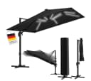 STEELSØN Sonnenschirm Elaris Ampelschwarz mit LED & Solar Bild 2