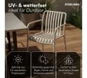 STEELSØN Gartenstuhl Pincoya Taupe Stapelbar Wetterfest UV-beständig Bild 1