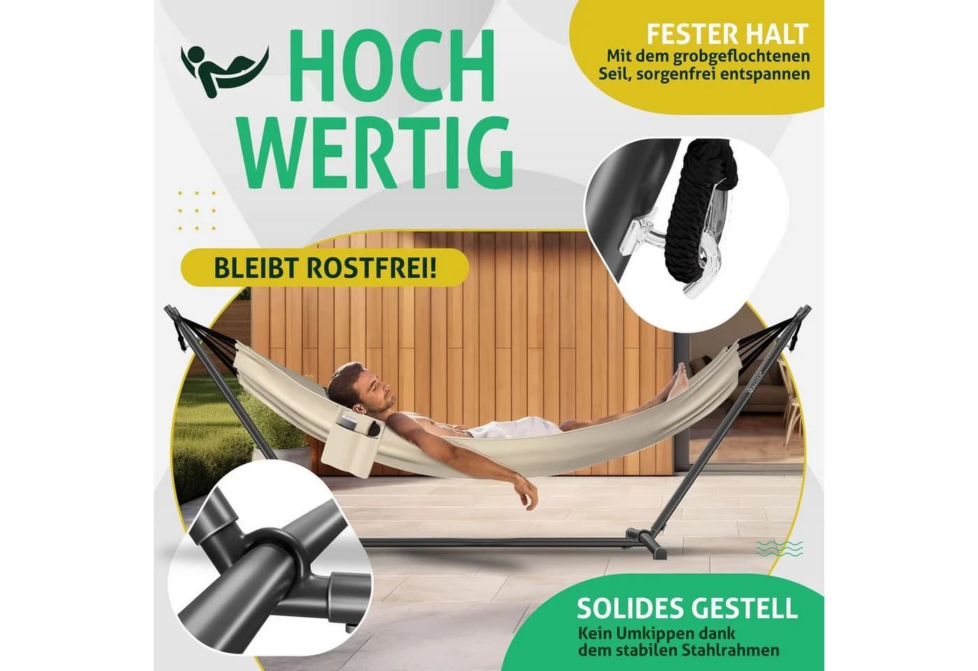 KESSER Hängematte LAKE Doppelhängematte für 2 Personen - Bild 5