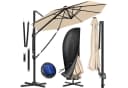 KESSER Sonnenschirm Ampelschirm XL Beige 360° Drehbar Bild 3