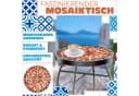 KESSER Mosaiktisch Rund Metall Bunt Garten Bild 1
