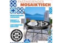 KESSER Mosaiktisch Bistrotisch Garten Metall Steinmosaik Bunt Bild 1