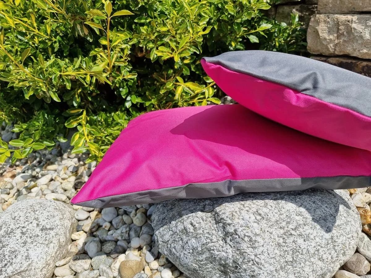 JACK Wende Dekokissen 30x50cm Outdoor Grau/Rosa - Bild 4