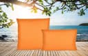JACK Dekokissen 2er Set Outdoor Orange Wasserabweisend Bild 1