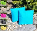 JACK Dekokissen 45x45cm Outdoor Lounge Kissen blau wasserabweisend Bild 1