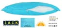 JACK Dekokissen 45x45cm Outdoor Lounge Kissen blau wasserabweisend Bild 5