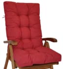 Rattani Hochlehnerauflage Polster Rot 120x50 cm Gartenstuhl Bild 2