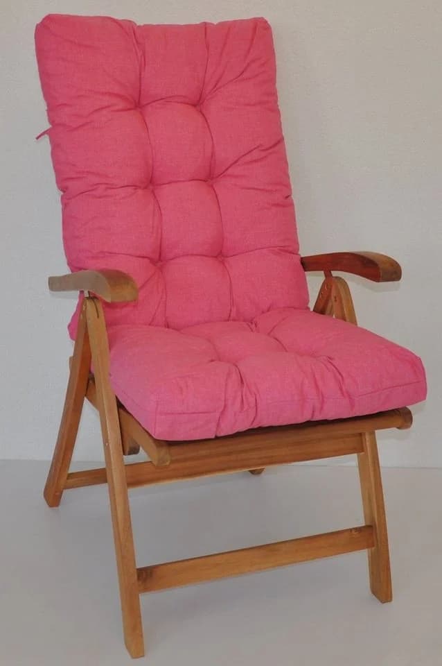 Rattani Hochlehnerauflage Rosa 120x50 cm Polster