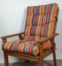 Rattani Hochlehnerauflage Polster Gartenstuhl Teflon Caribe Bild 2