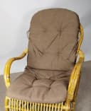 Rattani Sesselauflage Polster für Rattan Schaukelstuhl, dunkelbraun Bild 2
