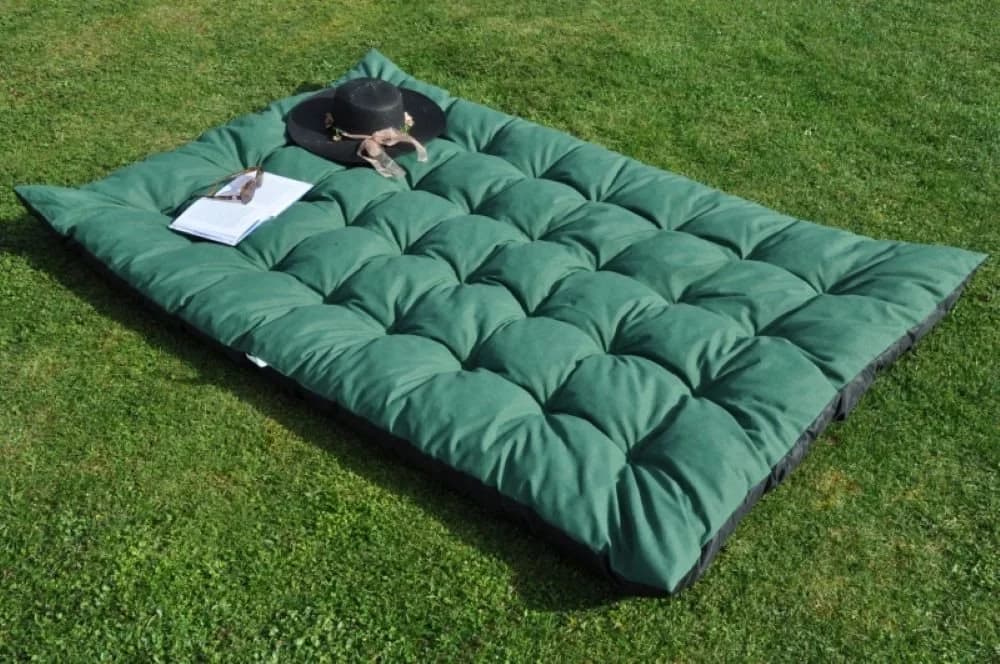 Rattani Gartenmatraze Maxi Outdoor Kissen Grün