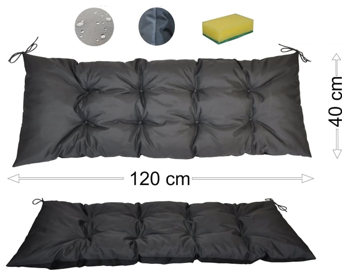 Rattani Bankauflage Polster Kissen Outdoor Wasserabweisend