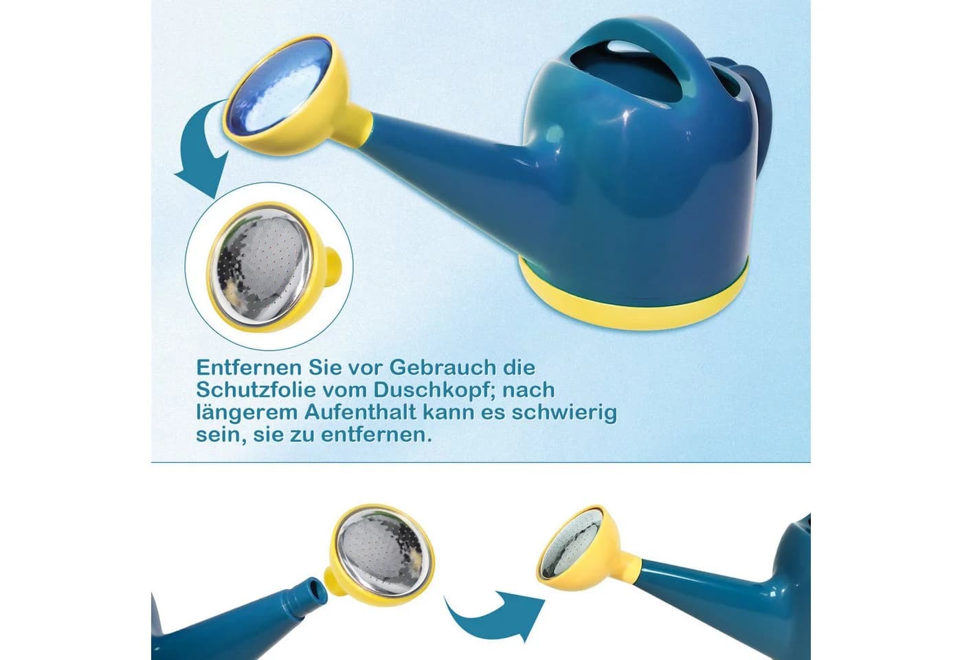 M&W DAS DESIGN Gießkanne Dunkelgrün Kunststoff - Bild 5