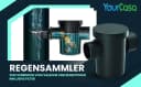 YourCasa Regentonnenfüllautomat 9-teilig Schwarz Bild 2