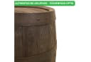 YourCasa Regentonne 250 Liter Holzoptik Metallgewinde Bild 5