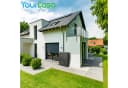 YourCasa Regentonne 200 Liter DualStyle Rot Metallgewinde Bild 4