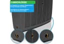 YourCasa Regentonne 200 Liter DualStyle Rot Metallgewinde Bild 5