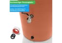 YourCasa Regentonne 240 Liter Messing Wasserhahn & Deckel Regenfass Bild 1