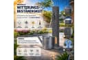 YourCasa Gartenbrunnen Wassersäule Stein-Optik Anthrazit Bild 1