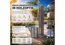 YourCasa Gartenbrunnen Forest Wassersäule Holzoptik Braun Bild 1