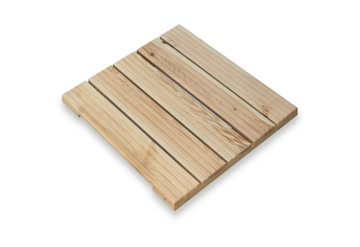 Holzfliese Kiefernholz 47,5 x 47,5 cm - Bild 2