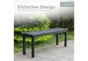 holz4home® Gartenbank aus Massivholz Ohne Lehne Bild 1