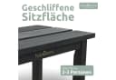 holz4home® Gartenbank aus Massivholz Ohne Lehne Bild 4