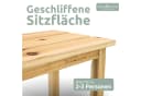 holz4home® Gartenbank Kleine Sitzbank aus Holz Ohne Lehne Bild 4
