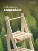 holz4home® Pflanzentreppe mit 4 Ablagen aus Tannenholz, Klappbar Bild 1