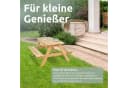 holz4home® Gartenbank Picknickbank Outdoor Sitzgruppe aus Holz Bild 1