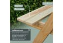 holz4home® Gartenbank Picknickbank Outdoor Sitzgruppe aus Holz Bild 4
